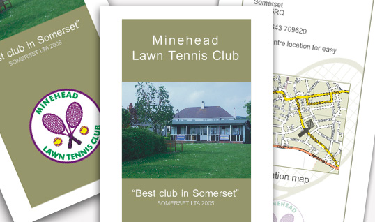 minehead lawn tennis club leaflet
